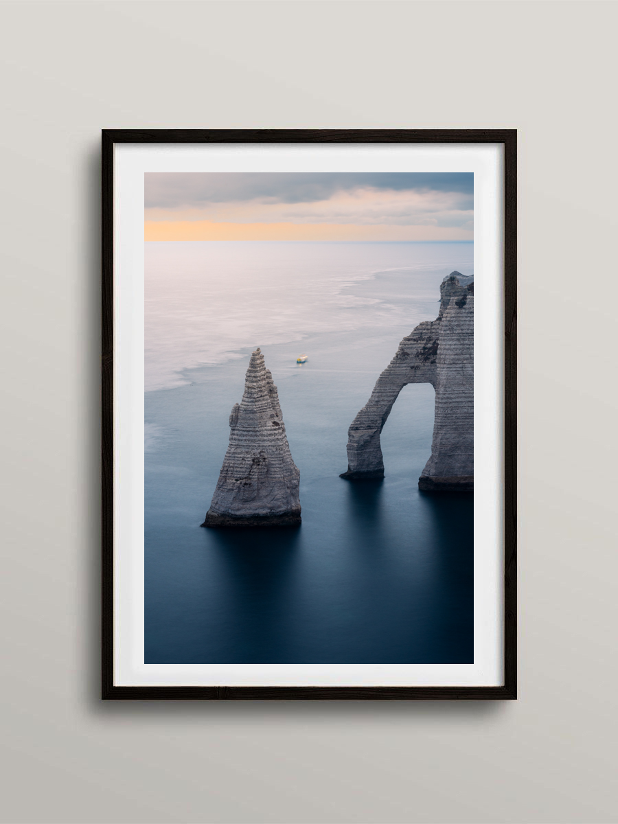 Matinée au dessus de l'aiguille d'Etretat