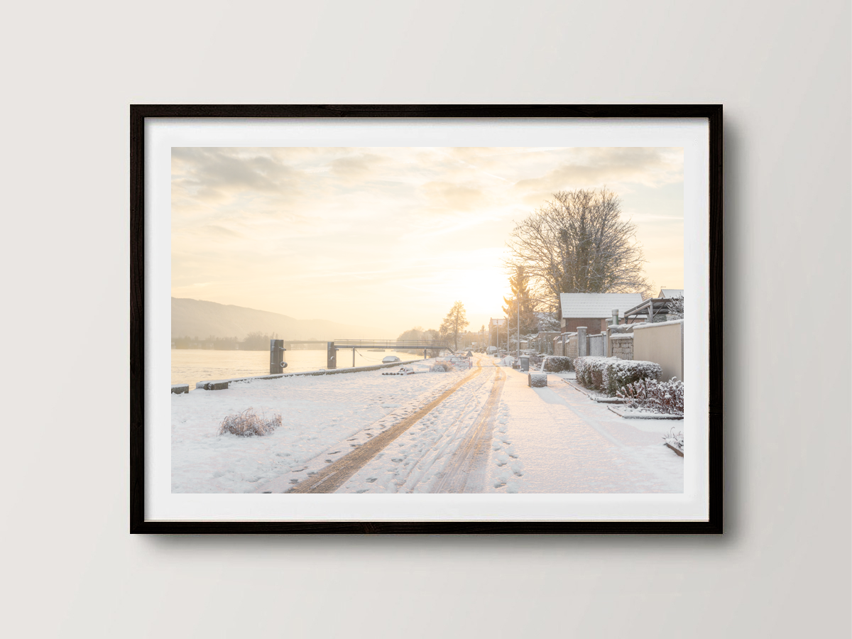 Matinée glaciale à Vernon