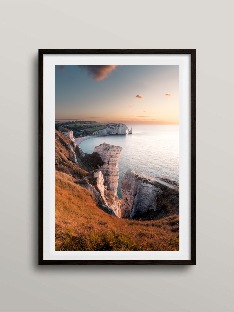 Coucher de soleil sur Etretat