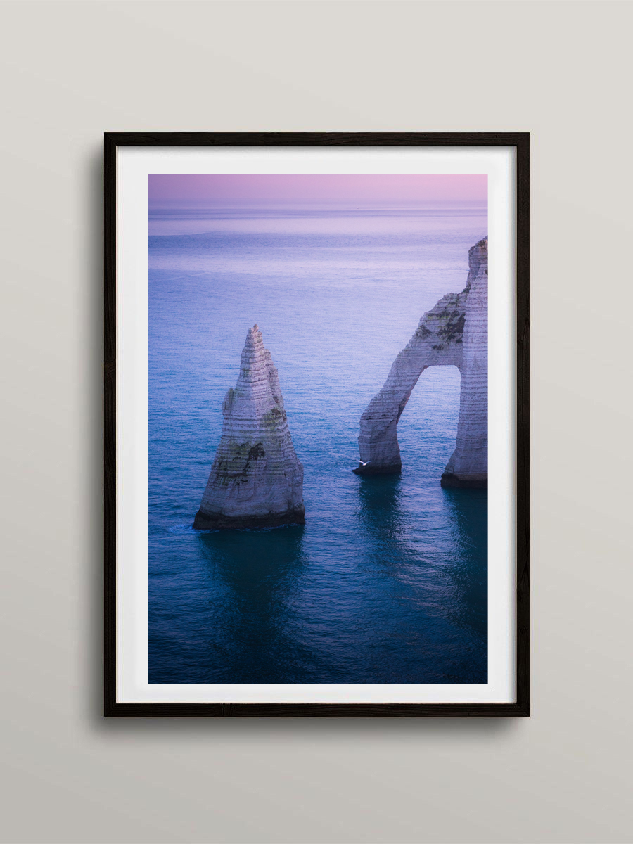 L'aiguille d'Etretat au lever du soleil