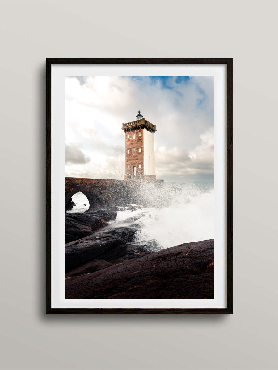 Rayon de soleil sur le phare de Kermorvan