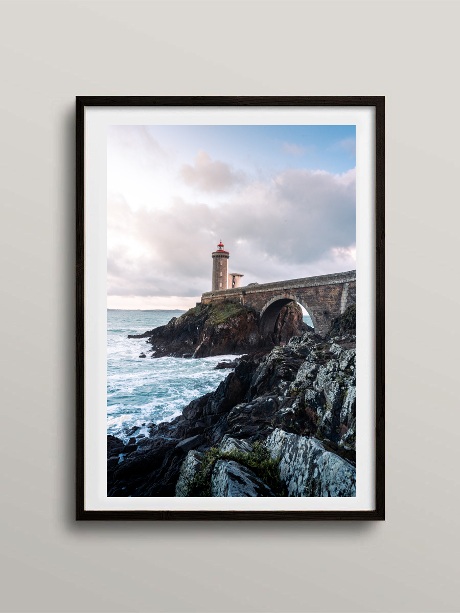 Début du jour au phare du Petit-Minou