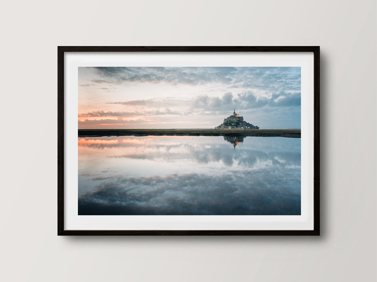 Reflet sur le Mont Saint Michel